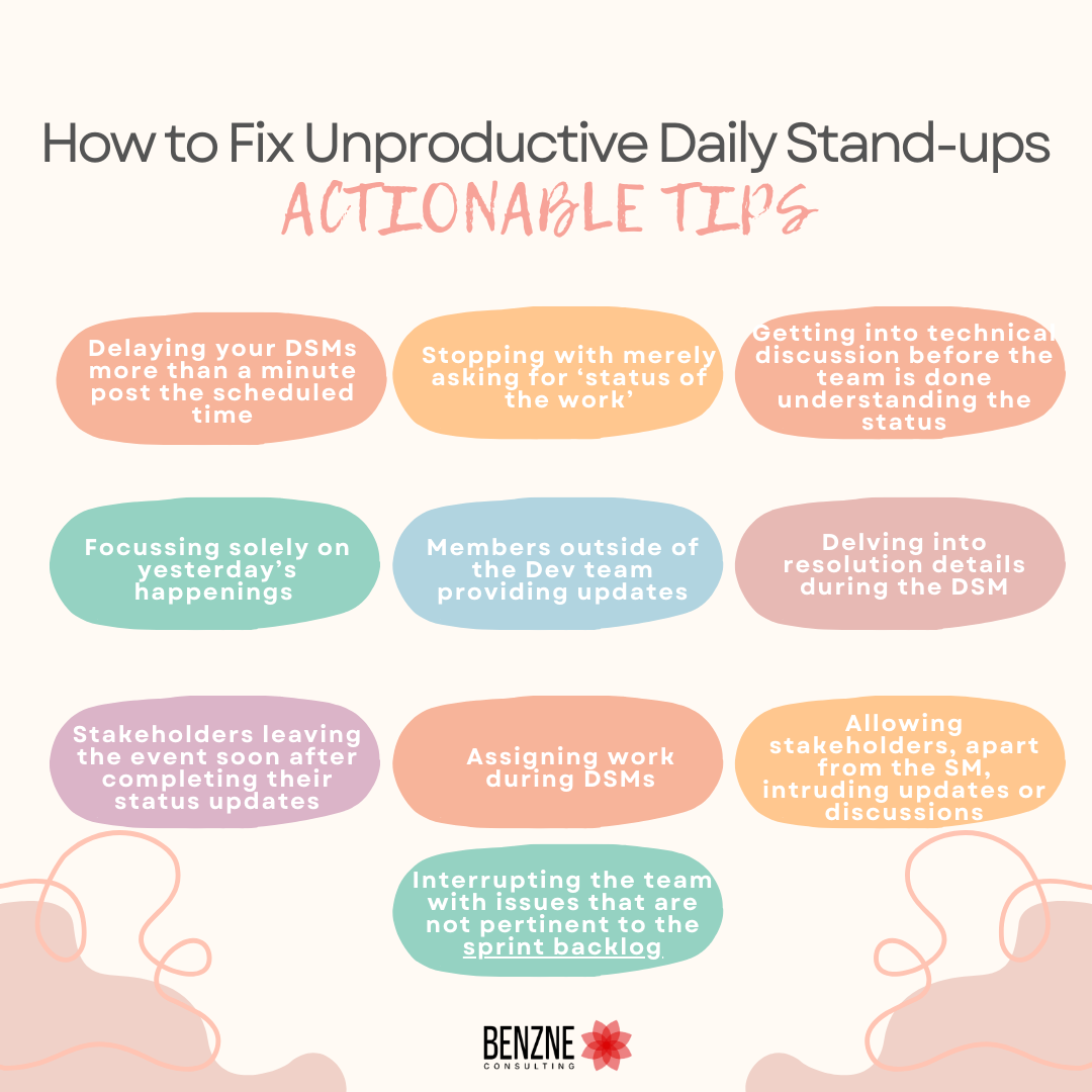 How to Fix Unproductive Daily Stand-ups Actionable Tips