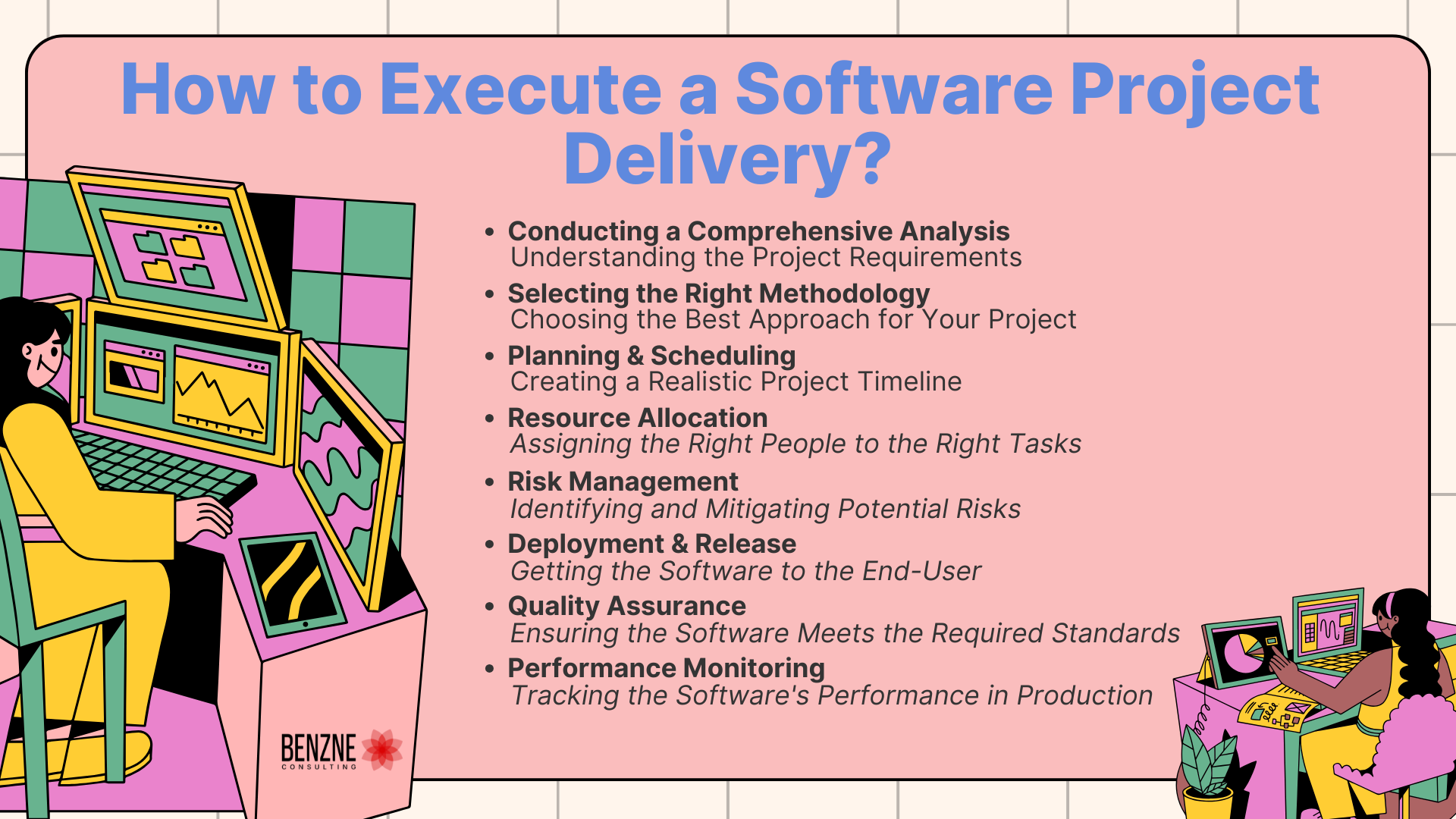 How to execute a software project delivery