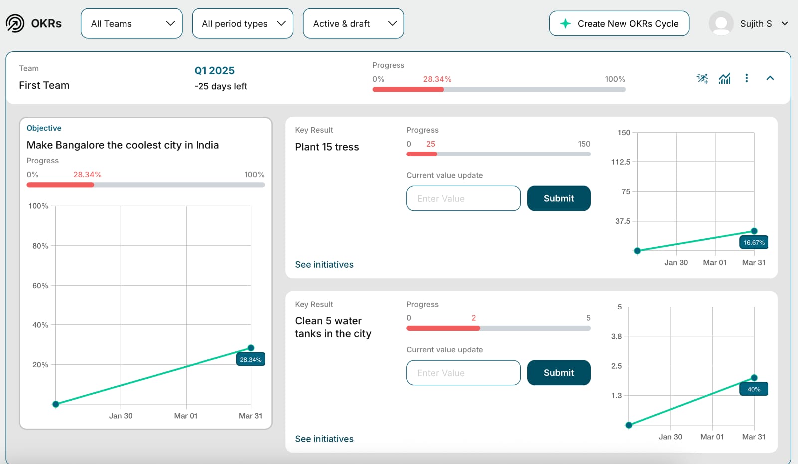 OKRS Tool